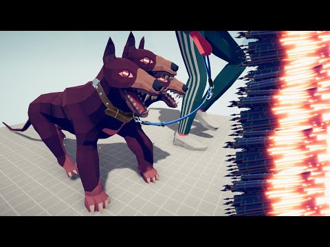 CERBERUS GIANT  vs EVERY GOD | Totally Accurate Battle Simulator TABS