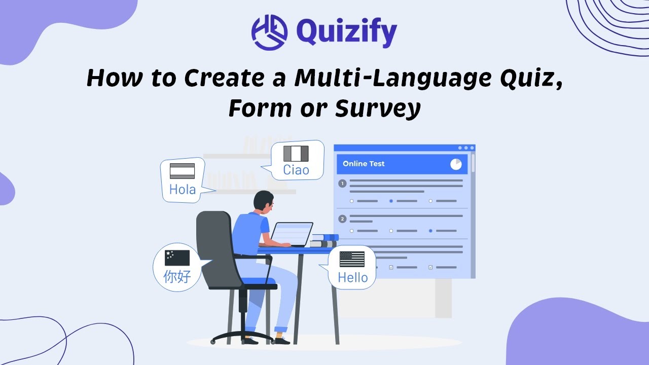 How to Create a Multi-Language Quiz, Forrm or  Survey | Easy Tutorial | Quizify.io