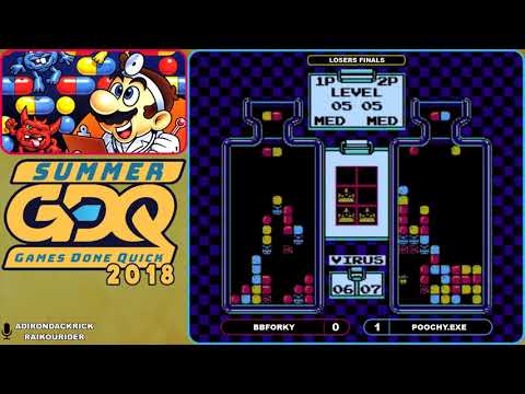 SGDQ 2018- Bbforky Vs Poochy.EXE | Dr. Mario Losers Finals