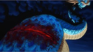Zoro cuts open Kaido & saves Luffy! - One Piece #animeinsider