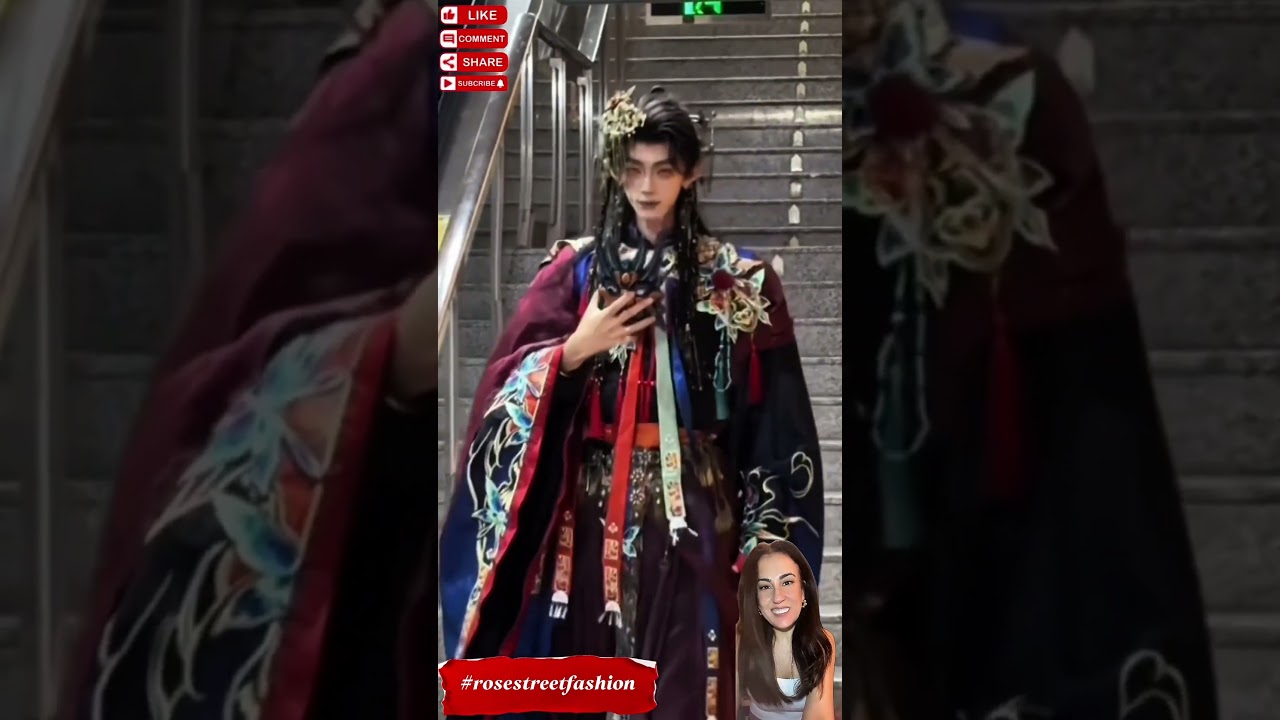 🎭 Hanfu, traditional Chinese clothing, is making a resurgence in street fashion #fashion#fyp