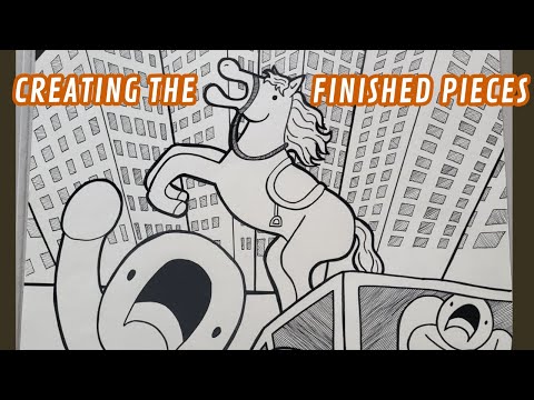 Creating My Final Pieces for the Art School Entrance Test - Part 4