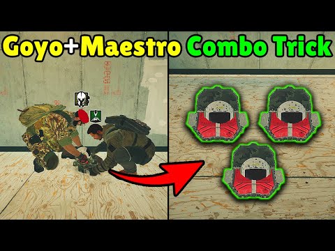 *NEW* Goyo & Maestro Trap Trick To Counter Plant Safely - Rainbow Six Siege Brutal Swarm