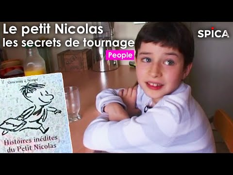 Little Nicolas, behind the scenes of the shoot