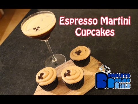Espresso Martini Cupcakes | Cocktail Cupcake Creations