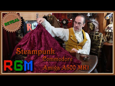 MY STEAMPUNK COMMODORE AMIGA A500 MK1 Build/Mod #amiga #commodore #steampunk