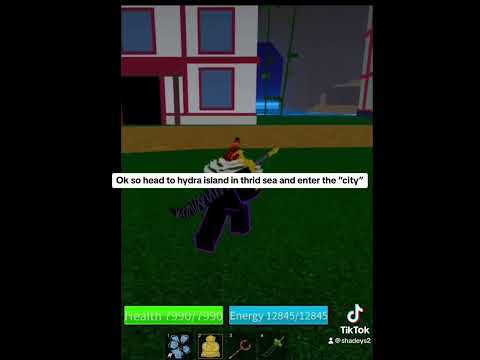 Blox fruit secret🤫🫢 #3rd sea #hydra island