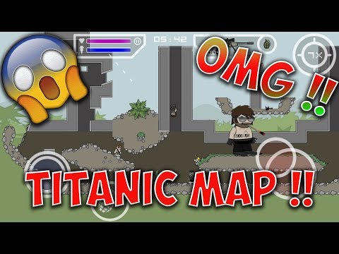 Mini Militia TITANIC Map + Highneck Map MOD Funny Gameplay !! | Doodle Army 2: Mini Militia #68 Video
