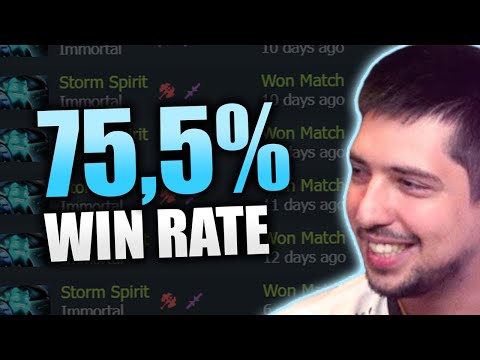 W33 keep spamming Storm Spirit - 75% Winrate in 39 matches in 7.33c Dota 2 New Patch