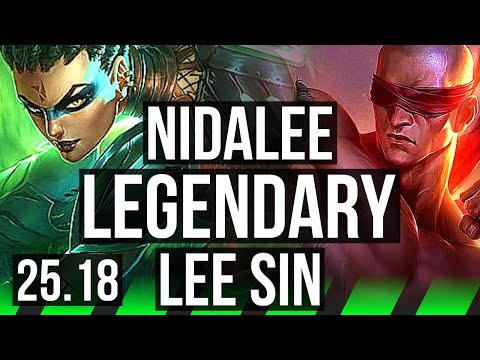 NIDALEE vs LEE SIN (JGL) | 10/1/10, Legendary | KR Grandmaster | 25.18