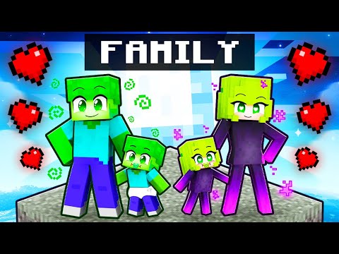 MONSTER FAMILY in Minecraft! 😱