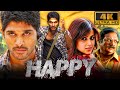 Happy 4K Allu Arjun Superhit Romantic Comedy Movie Genelia D Souza Manoj Bajpayee Brahmanandam