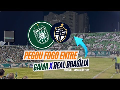 Everything that happened between Gama and Real Brasília in the 2026 Candangão (Brasília Champions...
