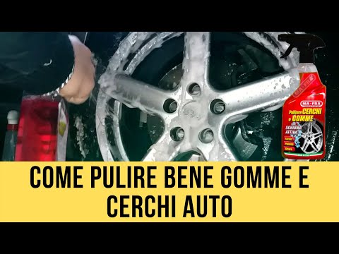 Come pulire bene gomme e cerchi auto - Cleaning tires and wheels