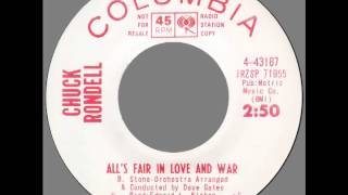 Chuck Rondell (Chuck Negron) – “All’s Fair In Love And War” (Columbia) 1964