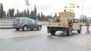 حظر تجول في شوارع عمان و اغلاق الطرق