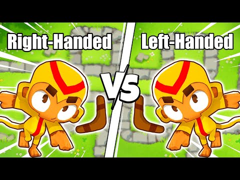 Right vs Left Handed Boomerang Monkeys