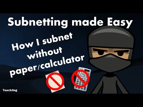 Learn in 10 minutes how I subnet without any calculator/paper - Subnetting made easy