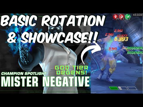 Mr Negative CCP Showcase | How to Use Mr Negative | Degen God!! | Marvel Contest of Champions