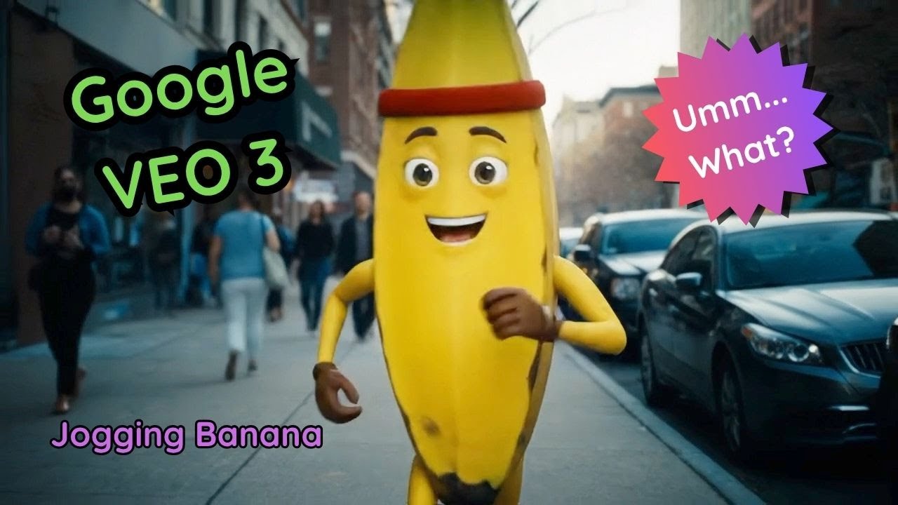 Jogging Banana Demo — Google VEO 3 short film