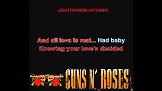 Guns N&#39; Roses - Don&#39;t Cry (Alternate lyrics) [Karaoke]