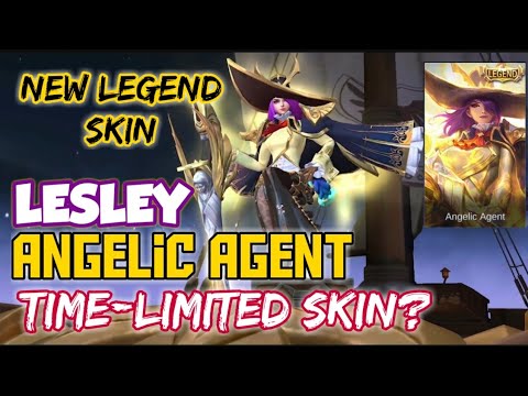 HOW TO GET LESLEY LEGEND SKIN ANGELIC AGENT | UPDATE #3 | ENTRANCE AND GAMEPLAY | MOBILE LEGENDS