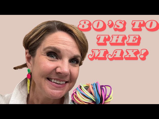Vídeo relacionado con Blulu 80s Costume Accessories for Women Lace Headband Neon Earrings Fishnet Gloves for 80s Retro Party Halloween (Rose red)