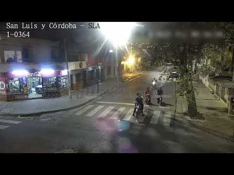 Robaron una moto, los detectó videovigilancia y fueron detenidos