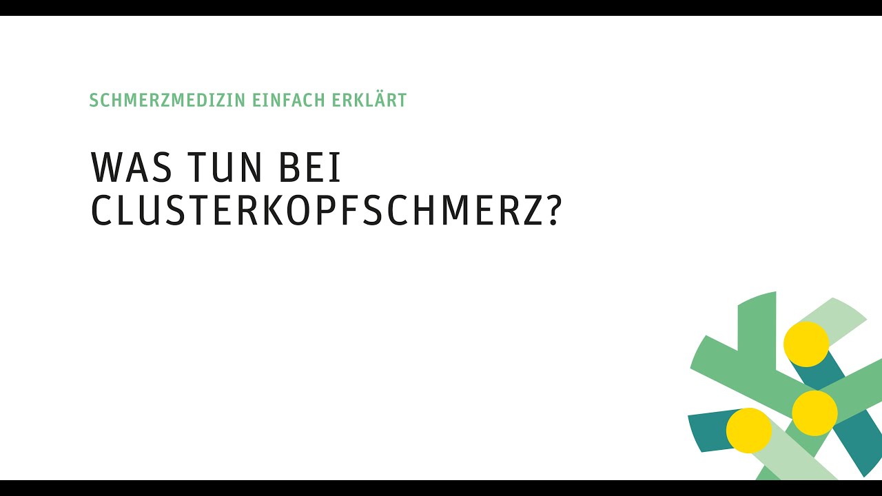 Was tun bei Clusterkopfschmerz?