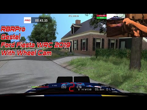 RBRPro - Gestel - Ford Fiesta WRC 2019 - Wheel Cam