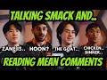 GG and BTK Players Talking Smack and Reading Mean Comments! LOL