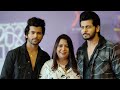 Sweet Family Siddharth Nigam With Brother Abhishek Nigam And Mother At Boogle Bollywood Award Might