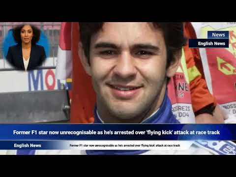 Former F1 star now unrecognisable as he's arrested over 'flying kick' attack at race track
