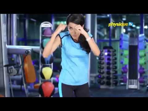 Physique TV's Sawsan throwing a punch