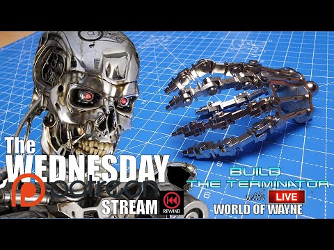 Build the Terminator LIVE - Part 83 and 84 - Continuing the Left Hand