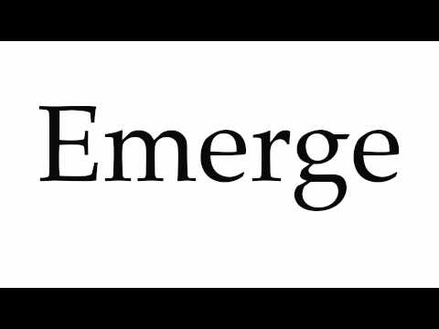 How to Pronounce Emerge