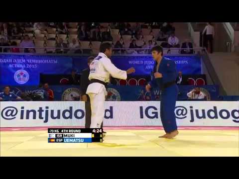 Sagi Muki vs Kiyoshi Uematsu World Judo Championships 2015 - Astana