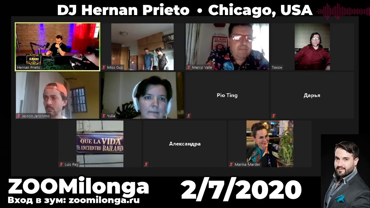 ZOOMILONGA DJ Hernan Prieto 02/07/2020