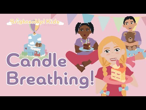 Candle Breathing! Quick Breathing Exercise To Help Kids Learn To Self-Regulate Big Emotions!