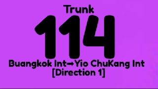 SBS Transit Route 114 Timelapse(D1)