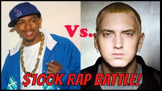 Nick Cannon Challenges Eminem to $100 K Rap Battle