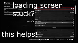 red dead redemption 2 loading screen stuck solution! (2021)