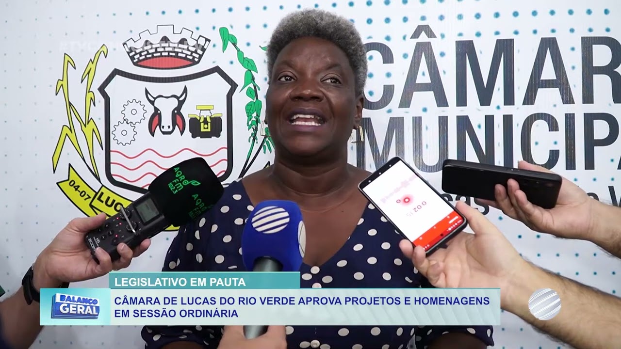 Câmara de Lucas do Rio Verde aprova projetos e homenagens em sessão ordinária