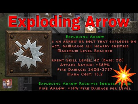 D2R Skills & Abilities - Exploding Arrow (Amazon Bow & Crossbow Tree)