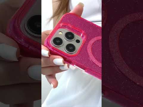 Чехол на iPhone 12 Pro Max черный с блёстками блестящий прозрачный с МагСейф MagSafe Айфон 12 Про Макс - фото 3 - id-p2276085809