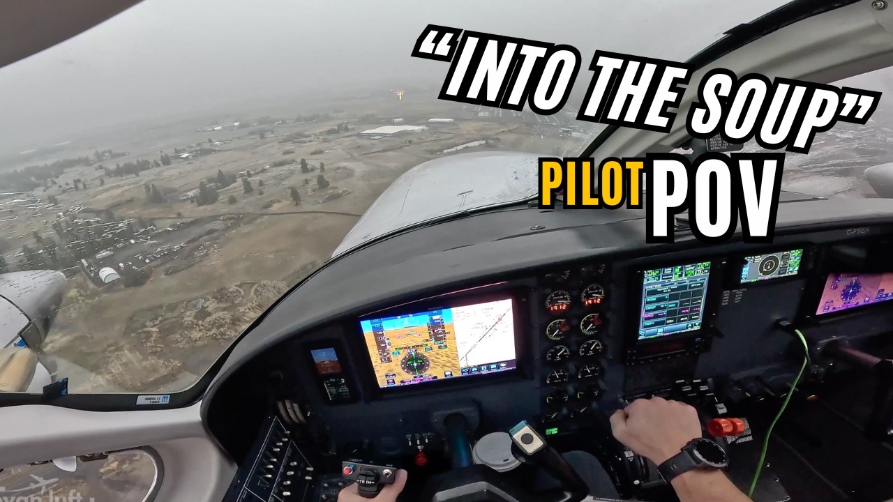 Flying an ILS (Pilot POV) | Low IFR Approach: Ice & Low Ceilings