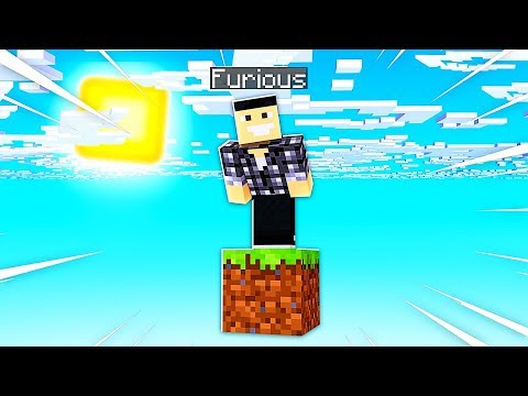 SURVIVE IN MINECRAFT WITH ONE BLOCK!!