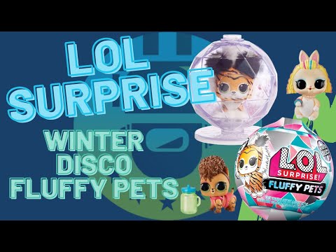 LOL Surprise Winter Disco Fluffy Pets Unboxing | The Upside Down Robot