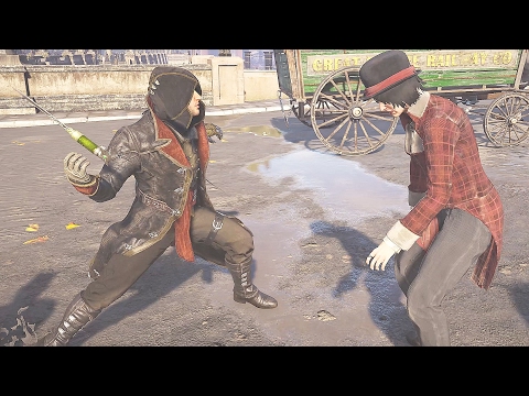 Assassin's Creed Syndicate Jacob Cane Sword Fights & Multi Kill Finishers