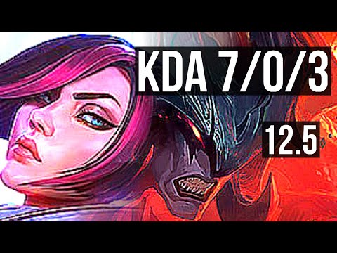 FIORA vs AATROX (TOP) | 7/0/3, 68% winrate, 7 solo kills, Godlike | NA Master | 12.5